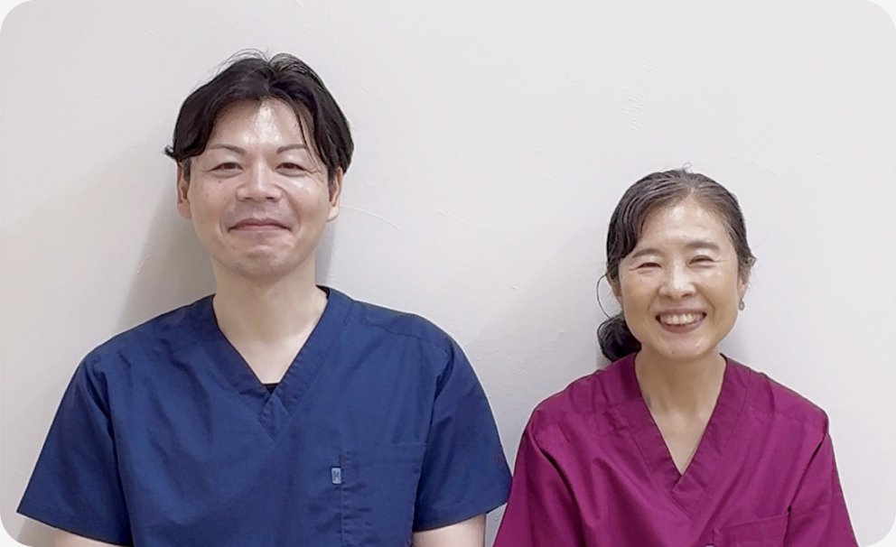 作業療法士 百瀬義一・中里瑠美子