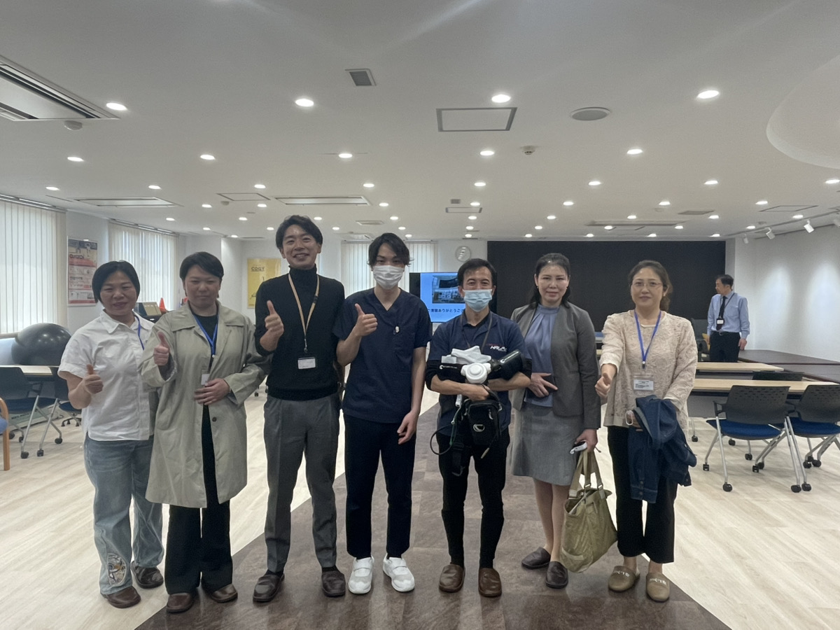 中国・大手介護企業が来日研修を実施 ─名古屋で自費リハビリ・症例報告・HAL®体験