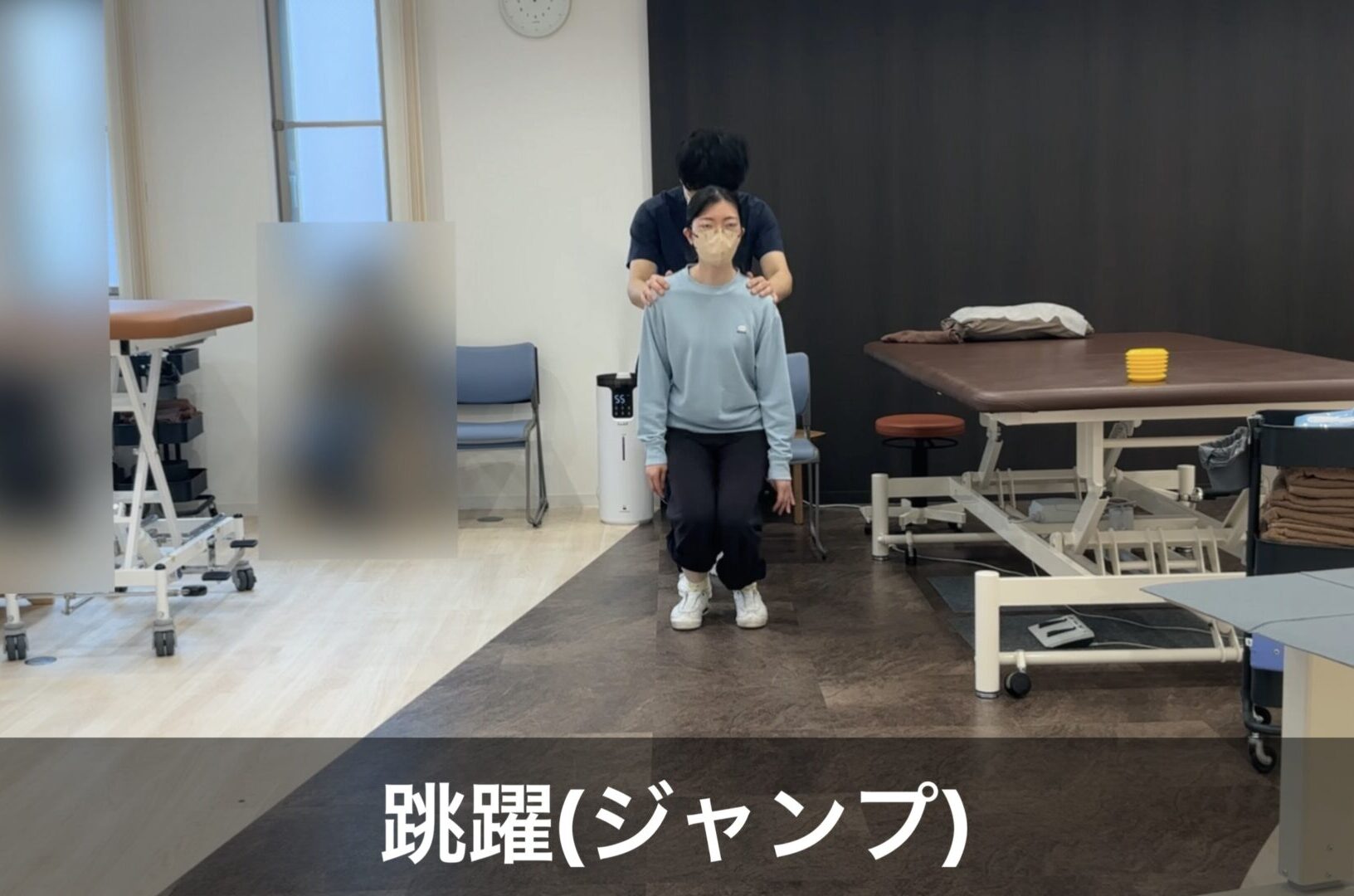 リハビリ中の画像