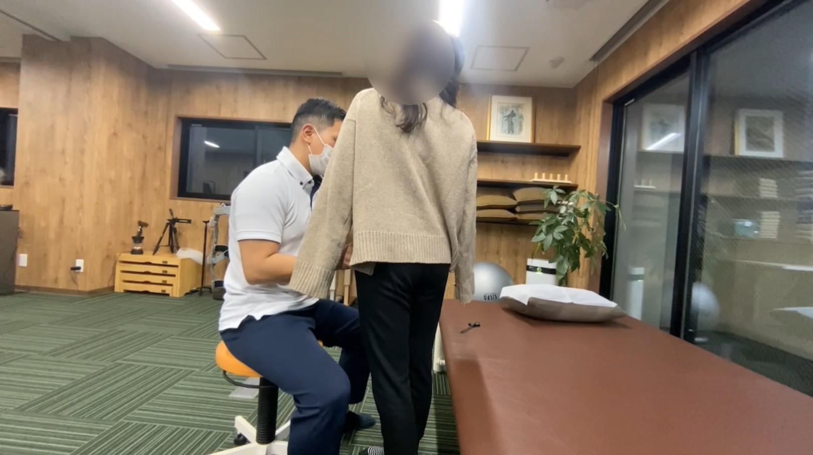 リハビリ中の画像