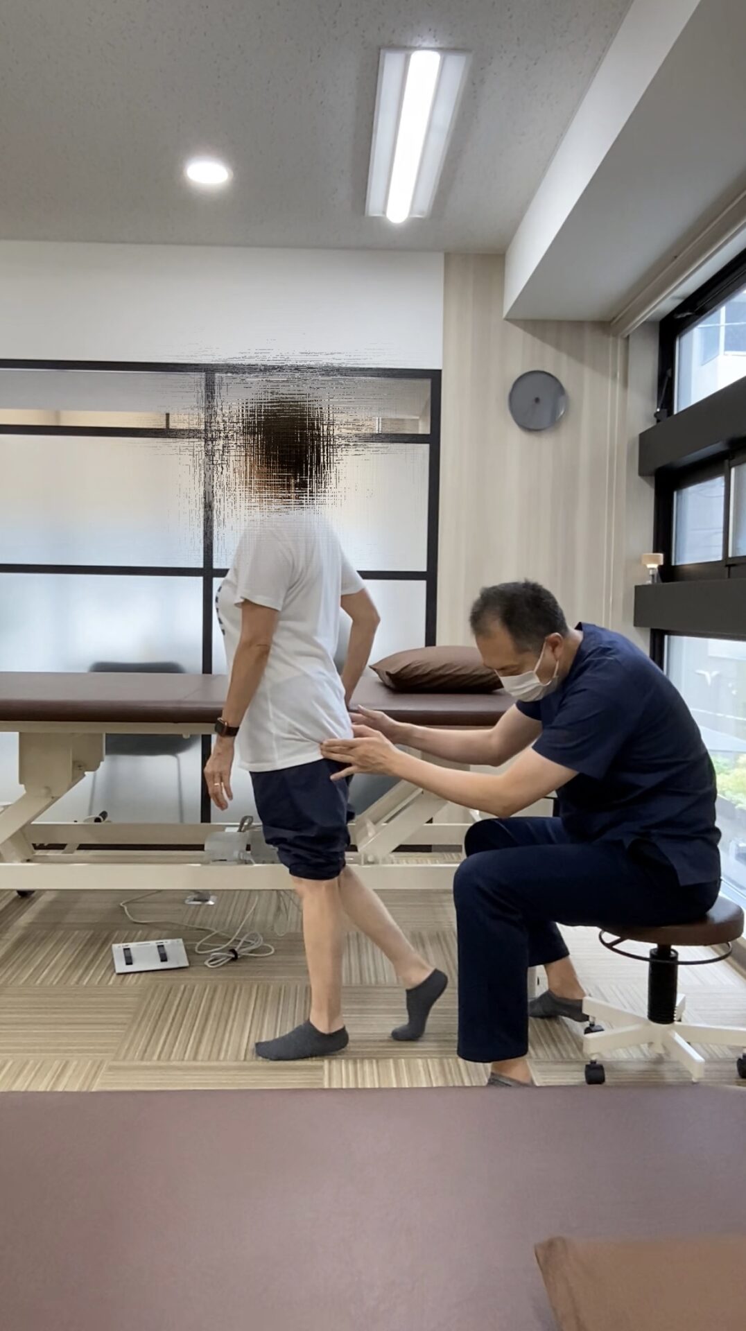 リハビリ中の画像