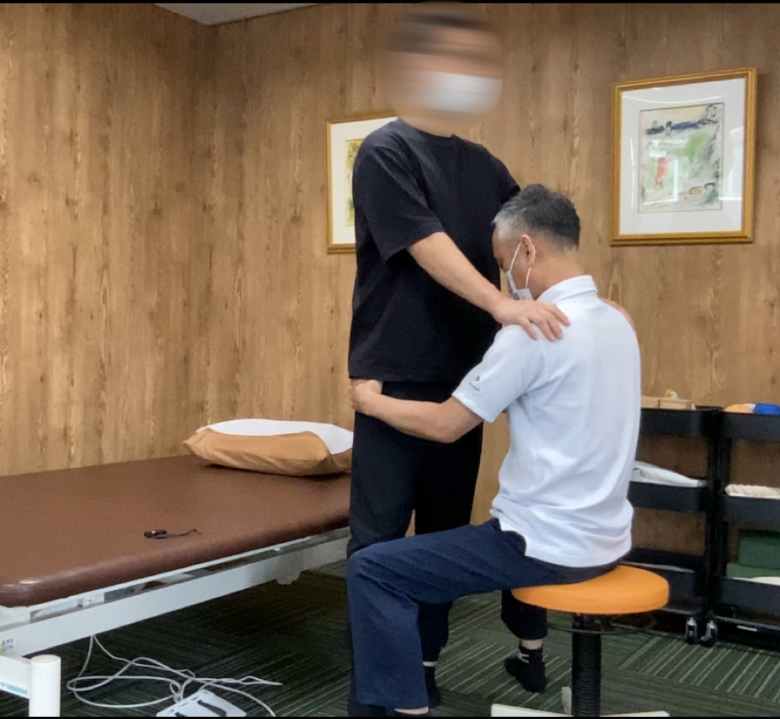 リハビリ中の画像