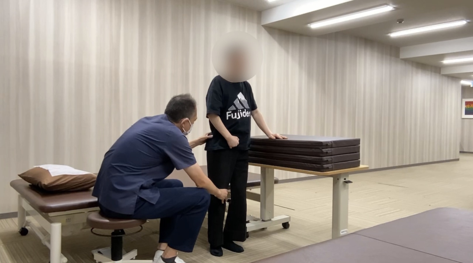 リハビリ中の画像